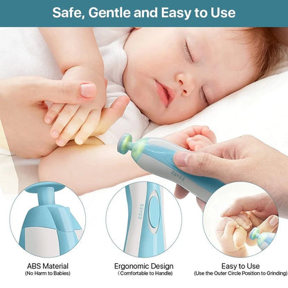 Baby Nail Trimmer with LED Light – Safe, Gentle & Pain-Free Nail Care for Newborns