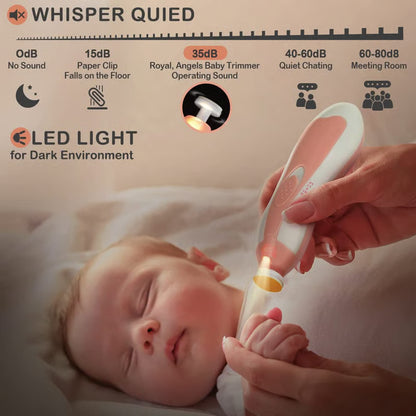 Baby Nail Trimmer with LED Light – Safe, Gentle & Pain-Free Nail Care for Newborns